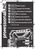 Preview for 1 page of brennenstuhl Professional X 4000 M Operating Instructions Manual