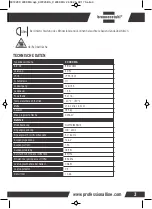 Preview for 3 page of brennenstuhl Professional X 4000 M Operating Instructions Manual