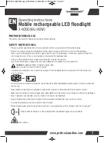 Preview for 7 page of brennenstuhl Professional X 4000 M Operating Instructions Manual