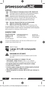 Preview for 6 page of brennenstuhl professionalLINE HL 2-00 Operating Instructions Manual