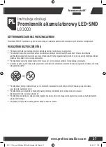 Предварительный просмотр 27 страницы brennenstuhl professionalLINE LB 3000 Operating Instructions Manual