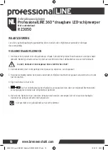 Предварительный просмотр 16 страницы brennenstuhl ProfessionalLINE R 23050 User Manual