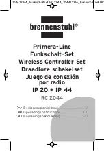 Предварительный просмотр 1 страницы brennenstuhl RC 2044 Operating Instructions Manual