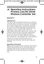 Предварительный просмотр 11 страницы brennenstuhl RC 2044 Operating Instructions Manual