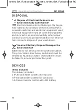 Предварительный просмотр 14 страницы brennenstuhl RC 2044 Operating Instructions Manual