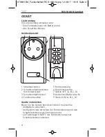 Предварительный просмотр 4 страницы brennenstuhl RCS 1000 N Comfort Operating Instructions Manual