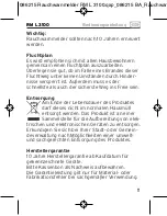 Preview for 11 page of brennenstuhl RM L 3100 Operating Instructions Manual