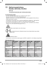 Preview for 3 page of brennenstuhl RUFUS 1500 MA Operating Instructions Manual