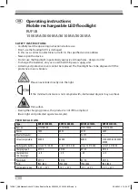 Preview for 8 page of brennenstuhl RUFUS 1500 MA Operating Instructions Manual