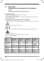 Preview for 64 page of brennenstuhl RUFUS 1500 MA Operating Instructions Manual