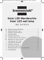 brennenstuhl SOL 04 PLUS Directions For Use Manual preview