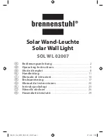 brennenstuhl SOL WL 02007 Operating Instructions Manual preview