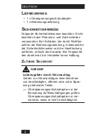 Preview for 4 page of brennenstuhl SP-230V-4500 Operating Instructions Manual