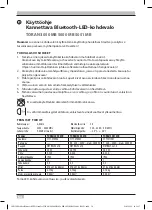 Preview for 50 page of brennenstuhl TORAN 3050 MB Operating Instructions Manual