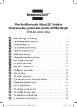 brennenstuhl TORAN 4000 MBA Operating Instructions Manual preview