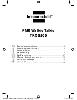 Preview for 1 page of brennenstuhl TRX 3500 Operating Instructions Manual