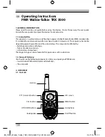 Preview for 8 page of brennenstuhl TRX 3500 Operating Instructions Manual