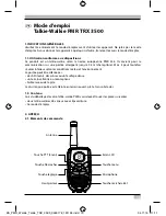 Preview for 13 page of brennenstuhl TRX 3500 Operating Instructions Manual