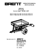 brent Corner Auger Operator'S Manual предпросмотр