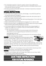 Предварительный просмотр 3 страницы Brentwood Appliances FP-560G Operating And Safety Instructions Manual