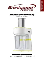 Предварительный просмотр 8 страницы Brentwood Appliances FP-560G Operating And Safety Instructions Manual