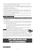 Preview for 3 page of Brentwood Appliances JB-206 Operating And Safety Instructions Manual