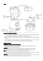 Preview for 4 page of Brentwood Appliances JB-330BL Operating And Safety Instructions Manual