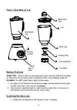 Preview for 5 page of Brentwood Appliances JB-800 Operating And Safety Instructions Manual