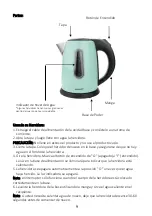 Preview for 9 page of Brentwood Appliances KT-1710BL Operating And Safety Instructions Manual