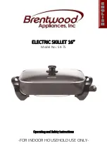 Предварительный просмотр 1 страницы Brentwood Appliances SK-75 Operating And Safety Instructions Manual