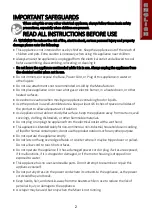 Предварительный просмотр 2 страницы Brentwood Appliances SM-1162BK Operating And Safety Instructions Manual