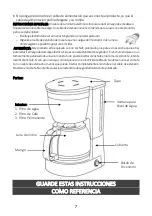 Preview for 7 page of Brentwood Appliances TS-215BK Operating And Safety Instructions Manual