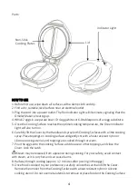 Предварительный просмотр 4 страницы Brentwood Appliances TS-255 Safety Instructions & Recipes