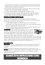 Предварительный просмотр 9 страницы Brentwood Appliances TS-255 Safety Instructions & Recipes