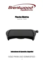 Preview for 7 page of Brentwood Appliances TS-820 Operating And Safety Instructions Manual