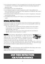 Preview for 3 page of Brentwood Select TS-230S Operating And Safety Instructions Manual