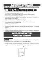 Preview for 2 page of Brentwood BB-1811F Operating And Safety Instructions Manual