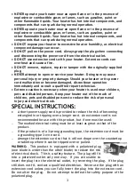 Preview for 3 page of Brentwood H-C1601 Operating And Safety Instructions Manual