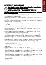 Preview for 2 page of Brentwood H-Q1000W Operator'S Manual