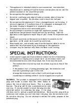 Preview for 3 page of Brentwood SM-1152 Operating And Safety Instructions Manual