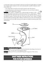 Preview for 3 page of Brentwood Snow Cone Maker Operating And Safety Instructions Manual