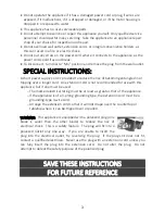 Preview for 3 page of Brentwood TS-128 Operating And Safety Instructions Manual