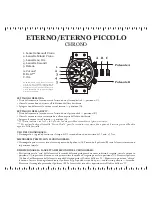 Preview for 8 page of BRERA CLASSICO CHRONO Manual