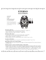 Preview for 9 page of BRERA CLASSICO CHRONO Manual