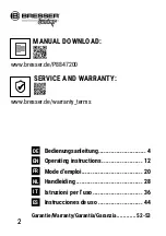 Предварительный просмотр 2 страницы Bresser Junior 8847200 User Manual