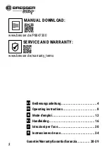 Preview for 2 page of Bresser Junior 8847300 User Manual