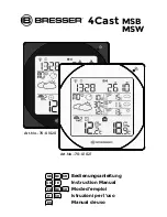 Bresser 4cast msb Instruction Manual предпросмотр