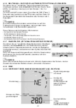 Предварительный просмотр 22 страницы Bresser 4Cast PRO SF Instruction Manual