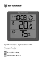 Bresser Climate Smile Instruction Manual preview