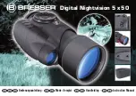 Bresser Digital Nightvision 5 x 50 Instruction Manual preview